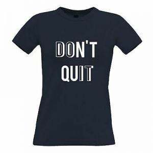 מוטיבציה יומיומית - הכל על מוטיבציה  חולצות  חולצה לאישה בצבע כחול עם משפט שיתן לך מוטיבציה, נוחה מאוד 